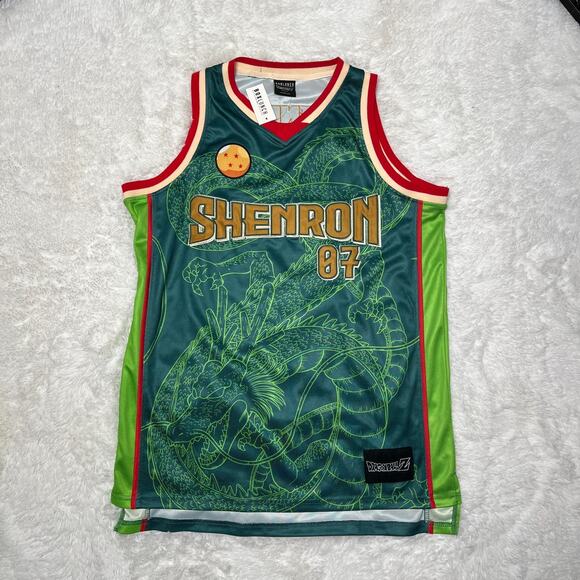 DRAGON BALL Z SHENRON BASKETBALL JERSEY BOXLUNCH SHIRT - Picture 1 of 4
